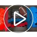 Flag Football Set with 14 Belts, 42 Flags, Size 3 Ball & Cones - Youth & Adult Sports Equipment