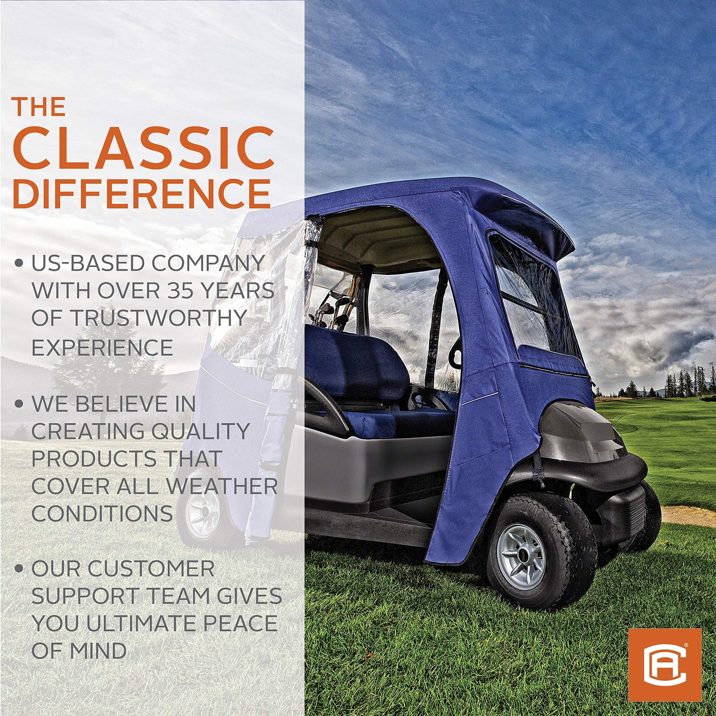 Classic Accessories Fairway Golf Cart Seat Blanket, Navy News