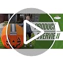4ft Inflatable Las Vegas Raiders Helmet with LED Lights - Halloween Decoration