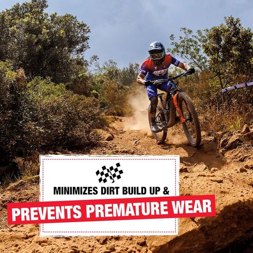 Finish Line E-Bike Chain Lube - Smooth, Durable Lubrication with Rust Protection for High-Torque Riding