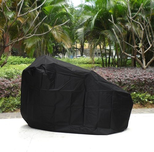 ATCG Bike Cover - Waterproof 190T Nylon Bicycle Cover for 20" Kids' Bike - Black with Storage Bag