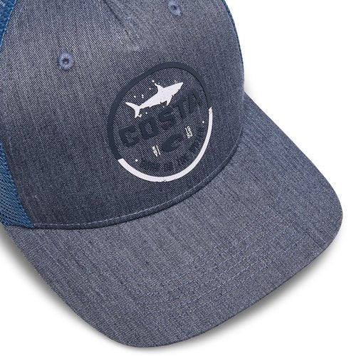Costa Del Mar Mens Insignia Trucker, Shark Navy, One Size