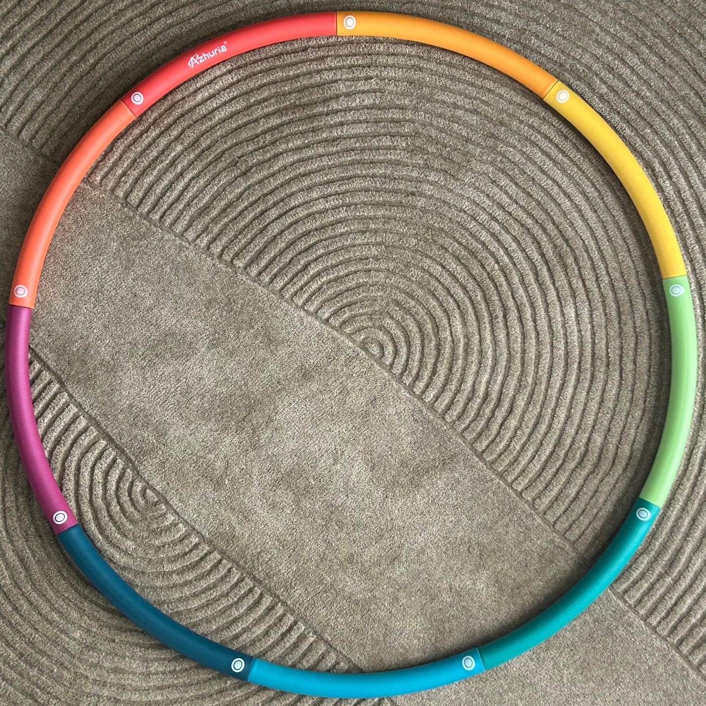 Weighted Hula Hoop Plus Size | 3.2lb Weight, 43in Diameter | Extra Large Hula Hoop for Adults Weight Loss | Easy to Spin, Soft Padding | Exercise Hoop for Beginners & Advanced Hoopers