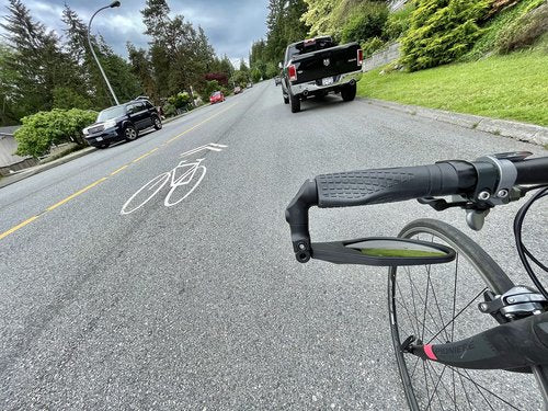 Hafny NEW Bar End Bike Mirror, HD Automotive Grade Glass Lens, Large Surface, Shatterproof, Multi-Angle Adjustable, E-Bike Mirrors (HF-M903RB-FR08) (HF-M903LS-FR08 (Left Side, Silver Glass))