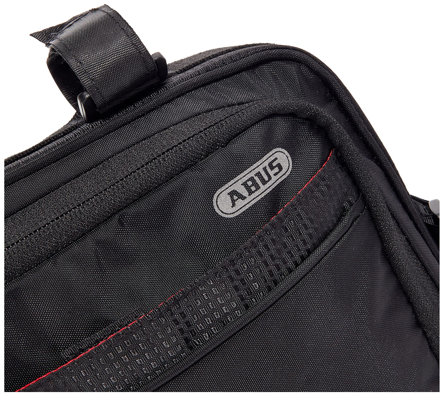 ABUS Oryde ST 2250 Bike Bag - Frame Bag with Velcro Strap - Water-Repellent Material - Black