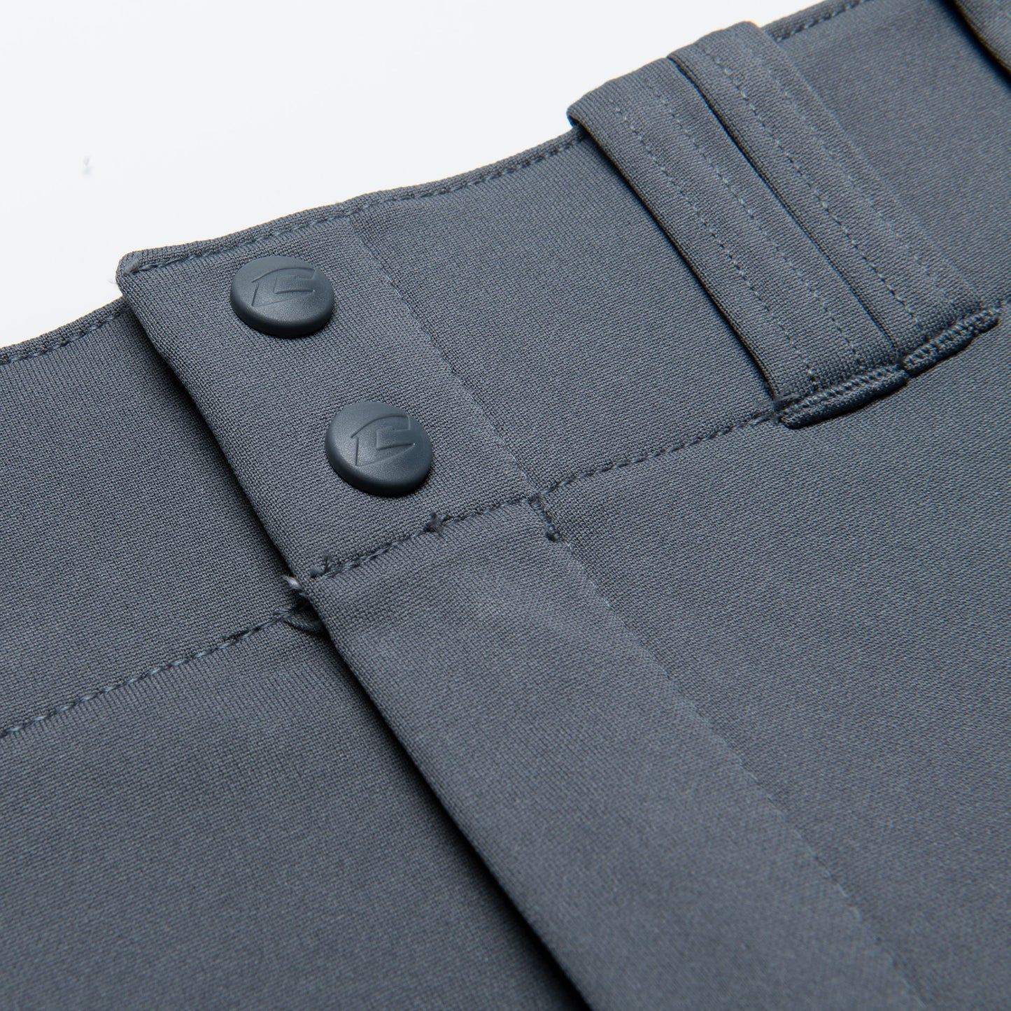 Champro Adult Triple Crown OB Open-Bottom Loose-Fit Baseball Pant in Solid Color with Adjustable Inseam and Reinforced Sliding Areas, Graphite, Large