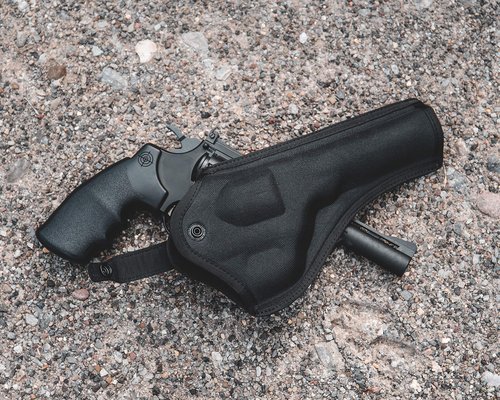 Crosman CR6H Revolver Holster, Snap Strap And Belt Loop, Fits Most Revolvers