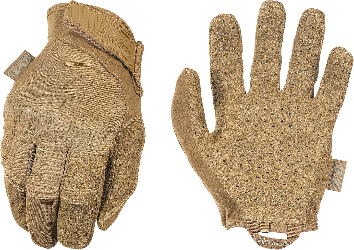 Mechanix Wear Tactical Gloves - Ventilated High-Dexterity Design for Precision Fit - Touchscreen Compatible, Machine Washable - Large, Coyote Tan