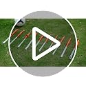 10 Pcs Soccer Corner Flags - 72 Inch Portable Training Poles