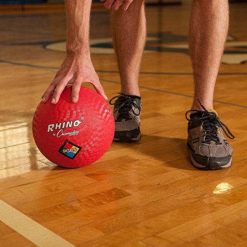 Champion Sports Rhino Playground Ball Set - Durable Two-Ply, Nylon Wound | 8.5" - Set of 6 Vibrant Colors