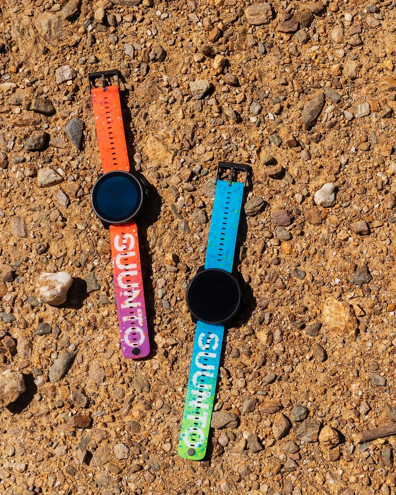 SUUNTO 22mm Athletic 6 Silicone Strap, Power Blue S+M, Compatible with Ocean, Vertical 1/2, Race 1/2, Race S, 9 Peak Pro, Run, 9 Peak, and 5 Peak