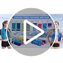 Cooling Towel for Neck - Instant Relief Ice Towel 40" x 12" - Blue