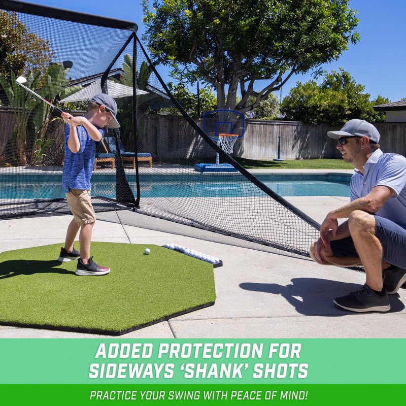 GoSports Elite Shank Net Golf Accessory - Compatible with GoSports Elite Golf and Simulator Enclosure Nets