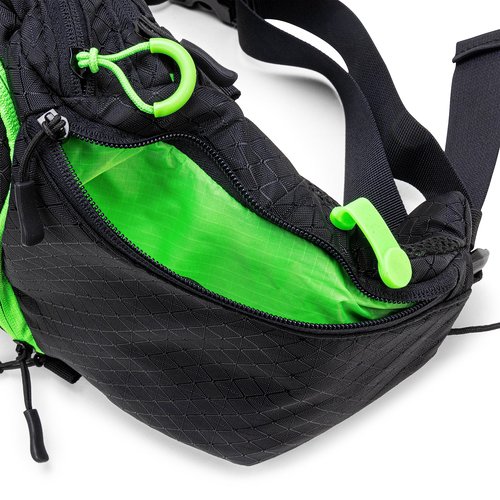 Rimrock Lumbar Hydration Hip Pack with 1.8L Intake ICE Insulated Water Reservoir, Fanny Pack Waist Bag Hiking Walking Running Jogging Camping. Men/Women Large Pack Design