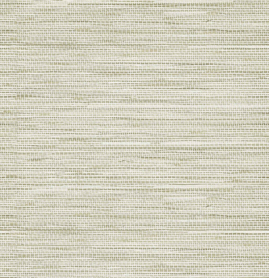 HueBurst Grasscloth Peel and Stick Wallpaper 17.3" x 197" Renter Friendly, Cream Textured Grassweave Wallpaper Self Adhesive Removable for Bathroom Bedroom