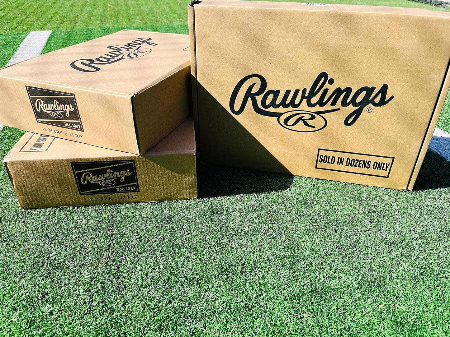 Rawlings Official League Practice Baseballs - Optic Yellow | Available in Multiple Counts