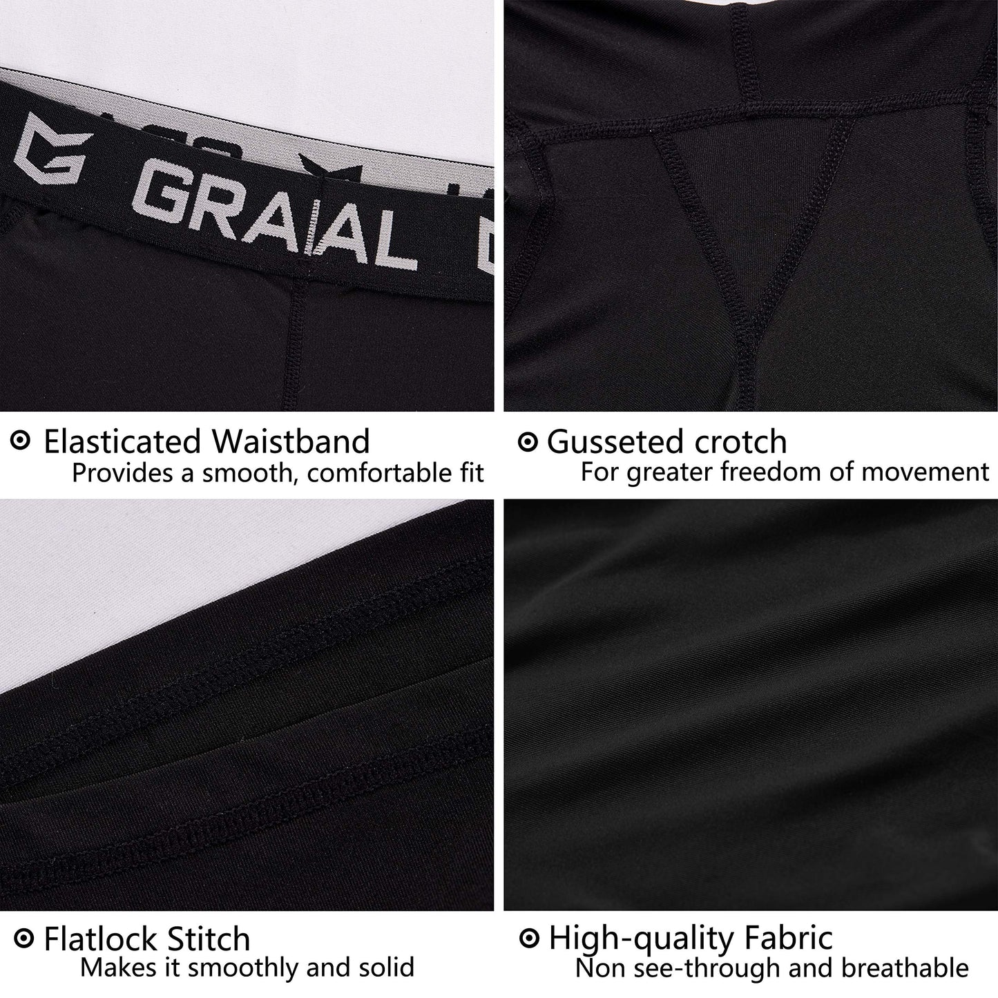 Women's Spandex Compression Volleyball Shorts 3" /7" Workout Pro Shorts for Women (3 Pack:Black/Black/Black, S)