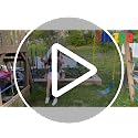 JMZOO Dark Brown Wooden Swing with Adjustable Climbing Rope & Tree Straps