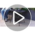 Anbte Ultralight Portable Camping Table with Cup Holders - 3.2 lb Compact Foldable Outdoor Table