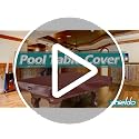 Shieldo 8FT Black Leatherette Pool Table Cover - Heavy Duty Snug Fit