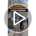 Black Inflatable Seat Cushion 2-Pack Portable Travel & Outdoor Comfort