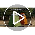 Thallike Black Camping Shower Tent 55x55x83 Privacy Pop-Up Shelter